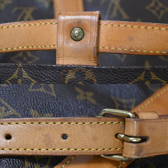 LOUIS VUITTON LV Randonnee GM Shoulder Bag Monogram Leather Brown